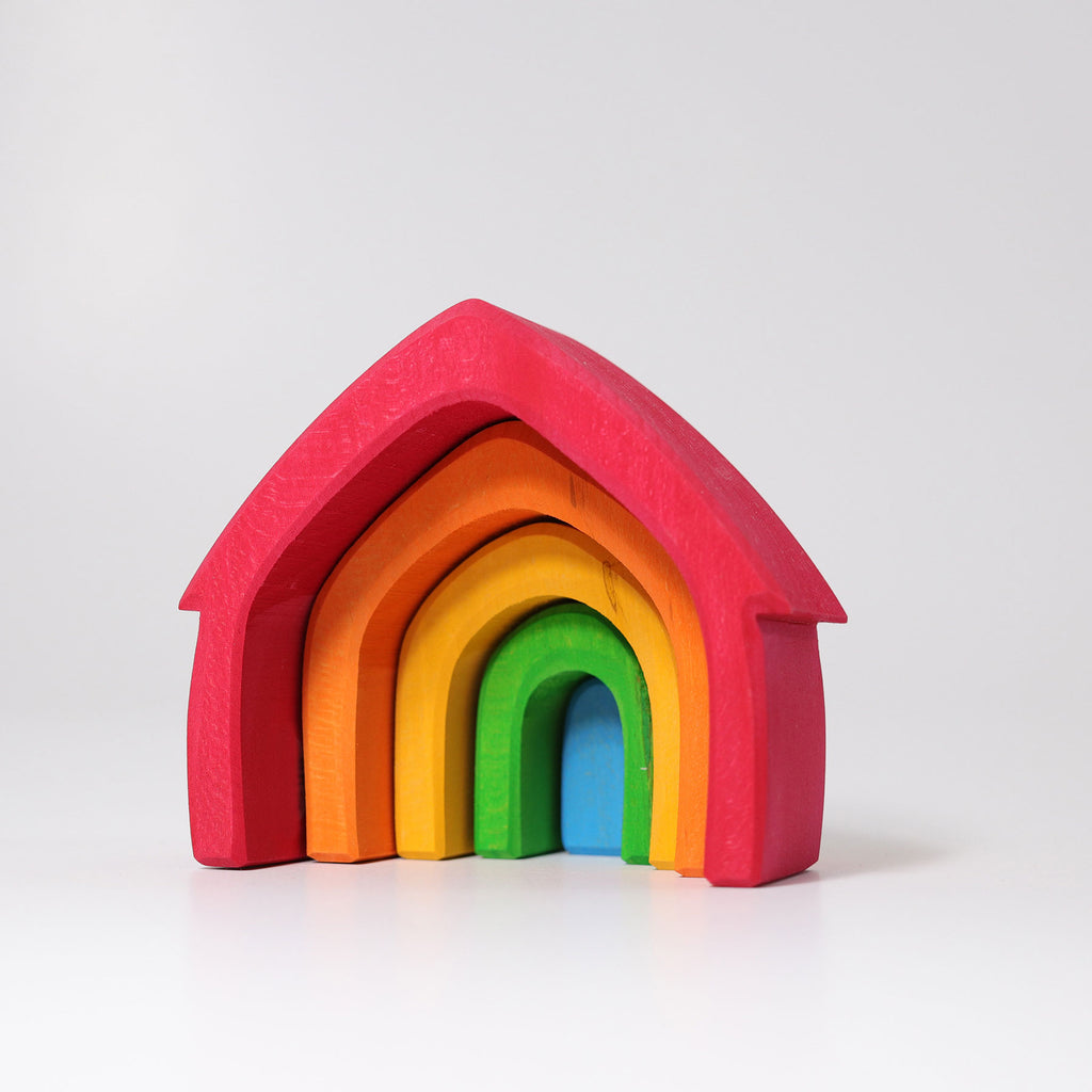 Grimm's Stacking House Coloured