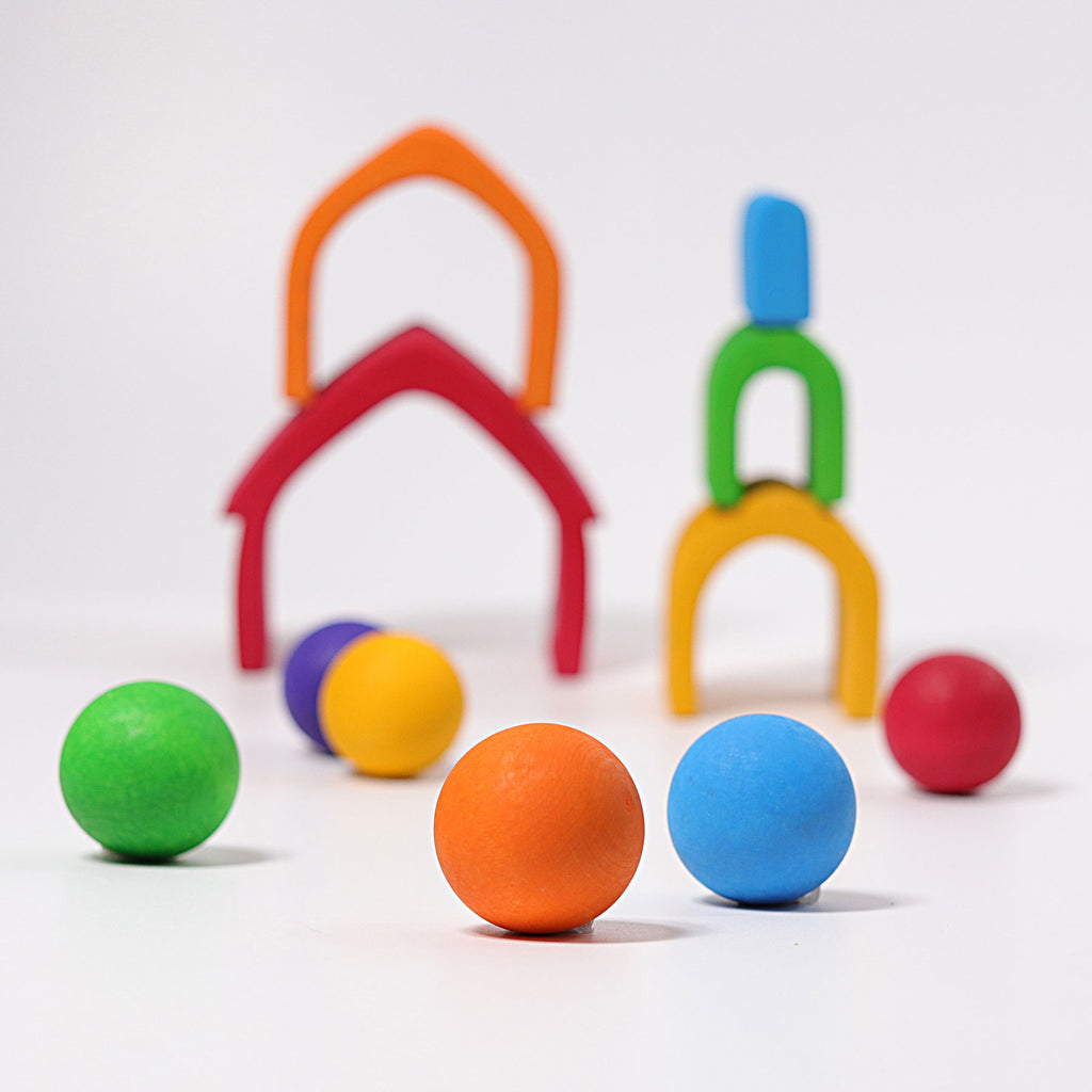 Grimm's Stacking House Coloured