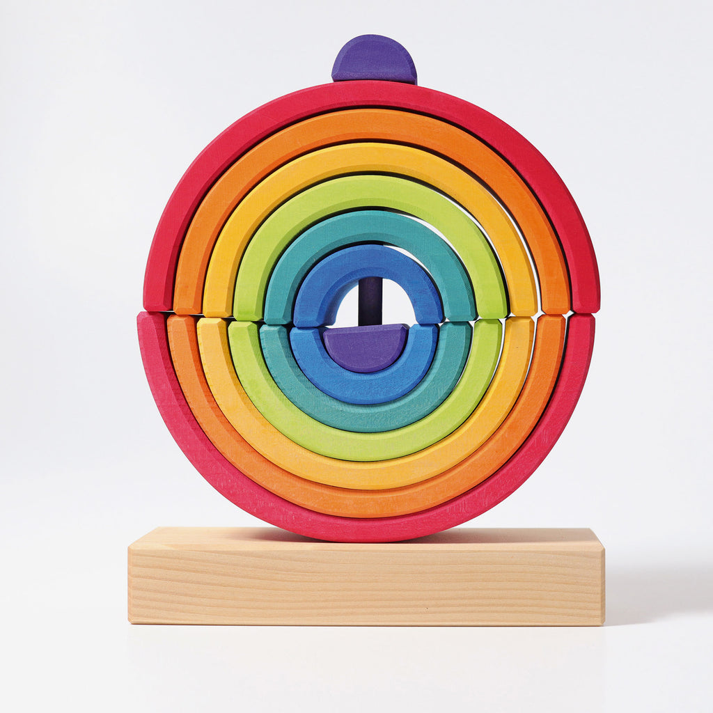 Grimm's Stacking Tower Double Rainbow