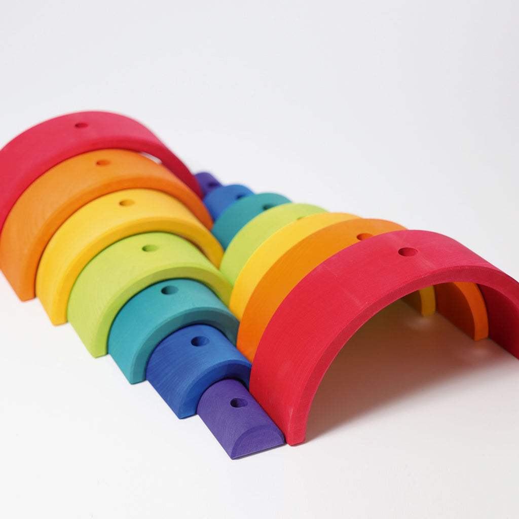 Grimm's Stacking Tower Double Rainbow