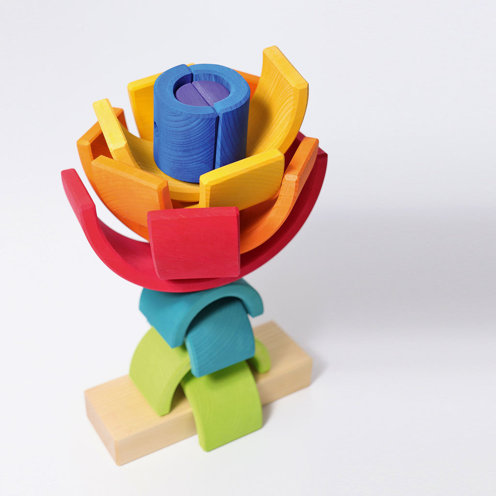 Grimm's Stacking Tower Double Rainbow