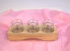 Sedulus Artisan Paint Jar Holder with 3 Jars