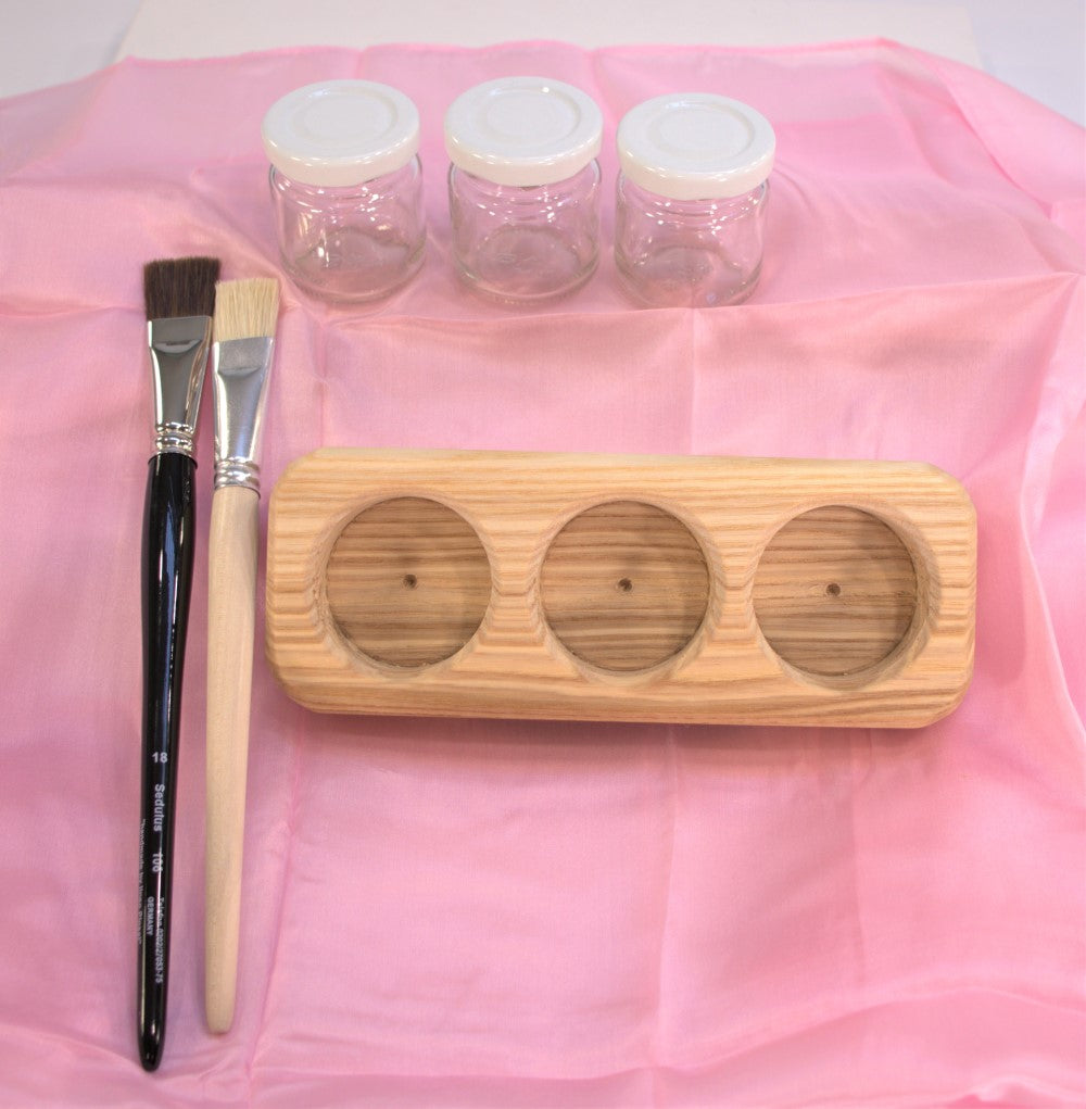 Sedulus Artisan Paint Jar Holder with 3 Jars