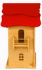 Drewart Doll House Open, Red Roof