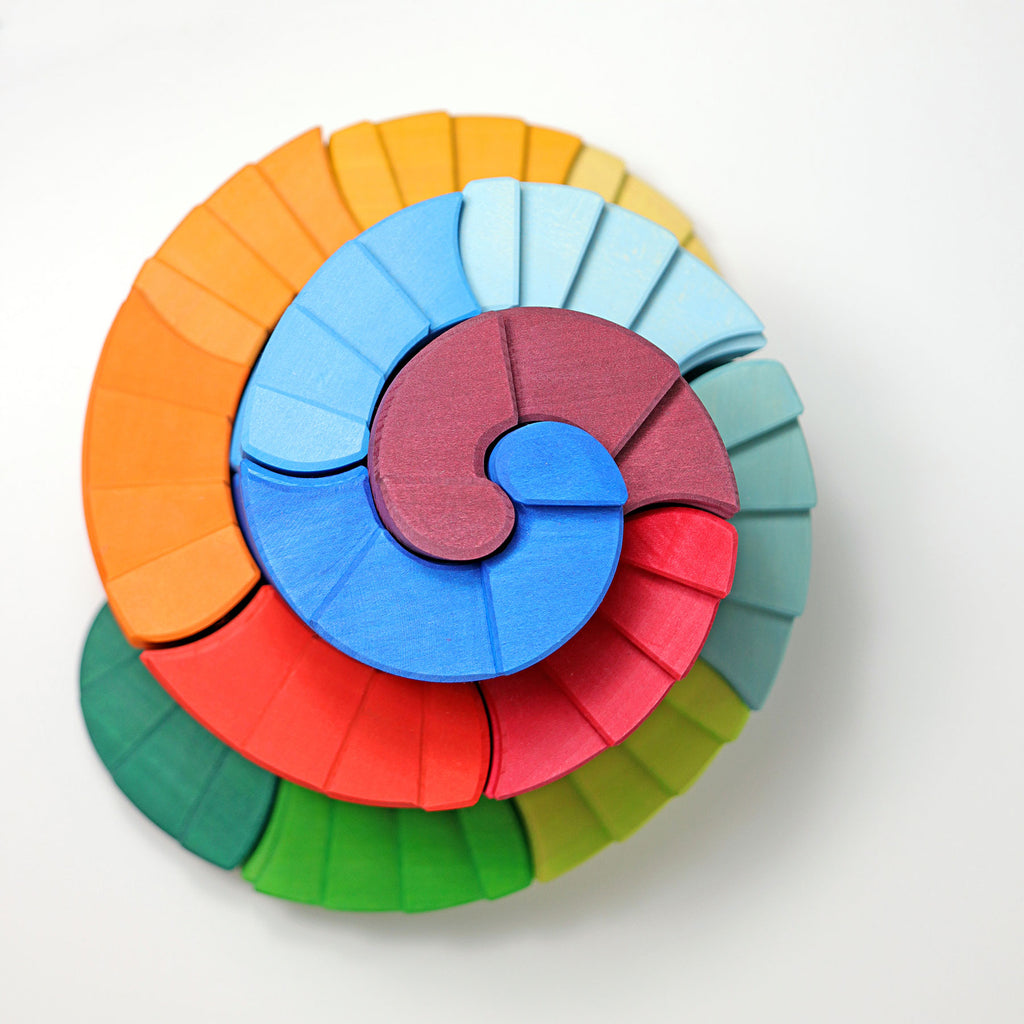 Grimm's Counterrotating Step Spiral