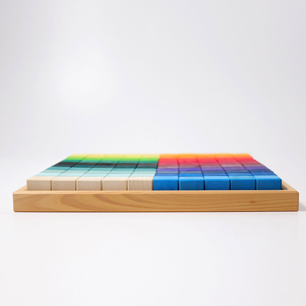 Grimm's Mosaic Rainbow Large, 100 pieces