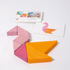 Grimm's Tangram Pink/Orange
