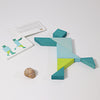 Grimm's Tangram Blue/Green