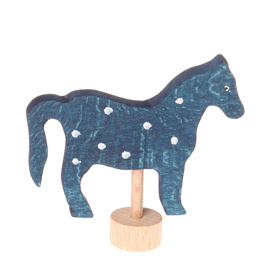 Grimm's Blue Horse Decoration