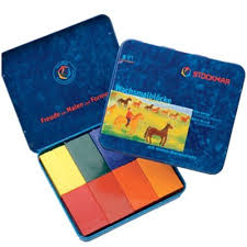 Stockmar Crayons, 8 Blocks
