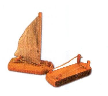 Magic Wood Sailboat & Dock