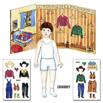 Enchantmints Paper Doll Cowboy