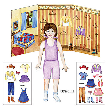 Enchantmints Paper Doll Cowgirl