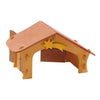 Ostheimer Nativity Stable with Star and Bird Perch