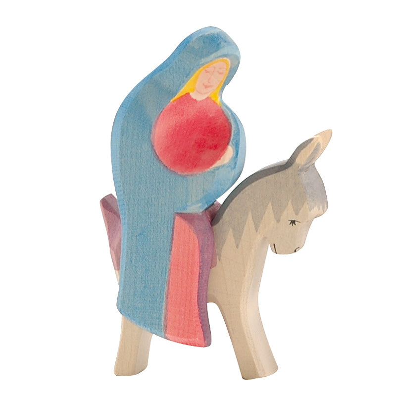 Ostheimer Mary on Donkey, 2 Pieces