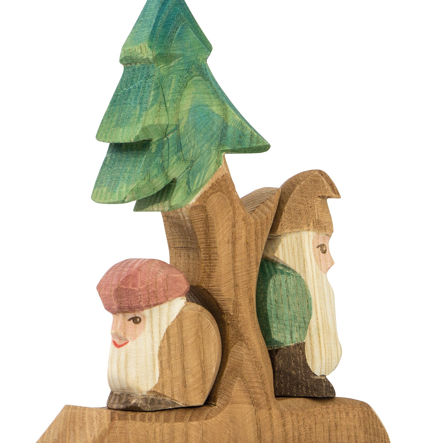 Ostheimer Fir Tree with Gnomes, 3 Pieces