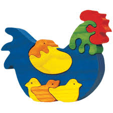 Fauna Puzzle Hen