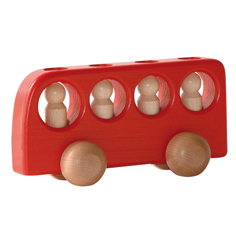 Ostheimer Bus with 4 Passengers, Red
