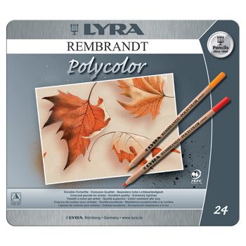 Lyra Pencils Rembrandt Polycolour 24 in Tin