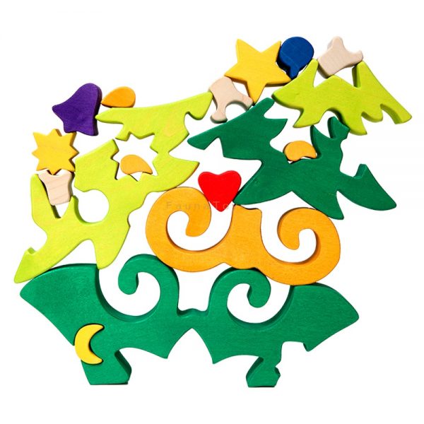 Fauna Puzzle Christmas Tree