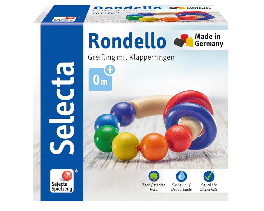 Selecta Baby Rattle Rondello