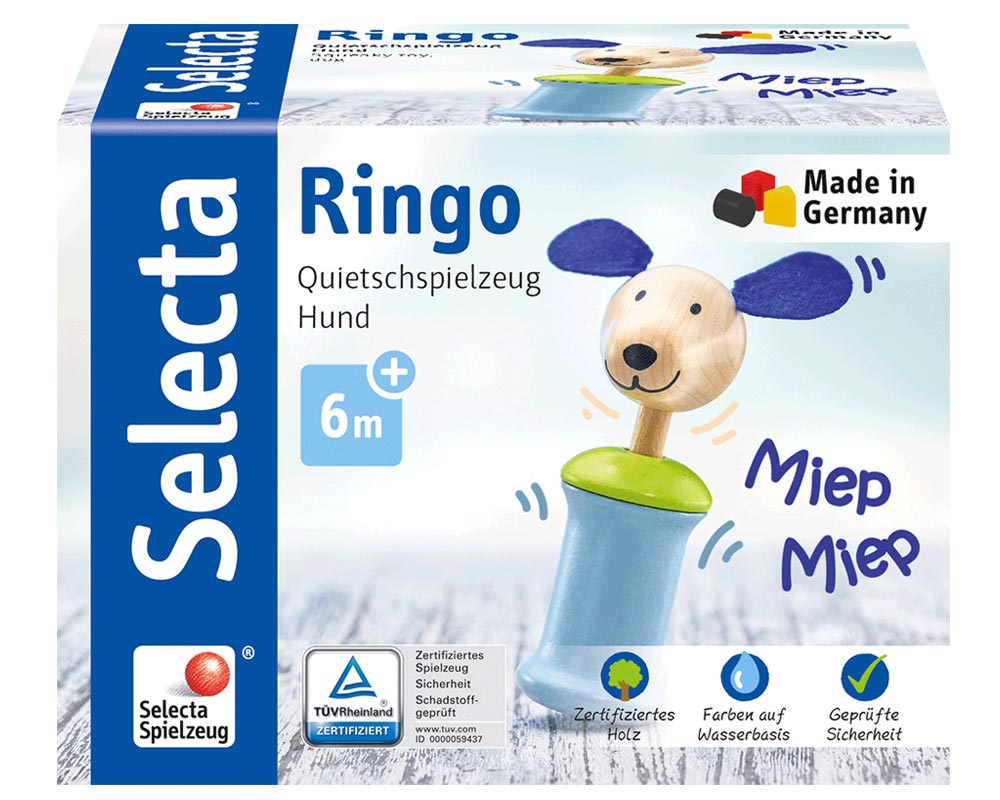 Selecta Grasping Toy Ringo Dog