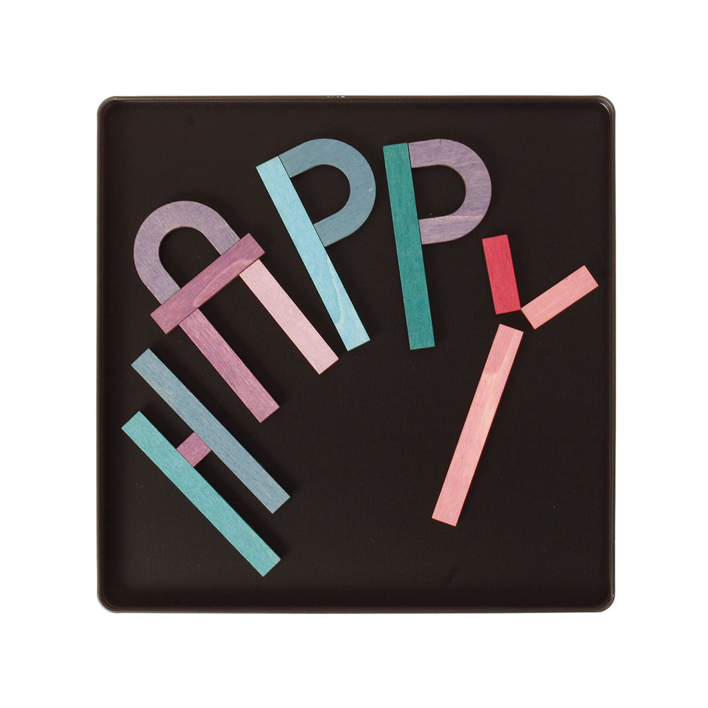 Grimm's Magnet Puzzle Alphabet Shapes