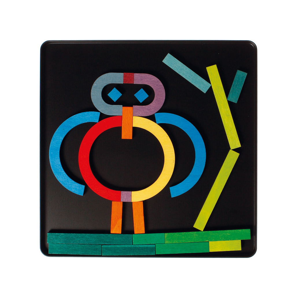 Grimm's Magnet Puzzle Alphabet Shapes