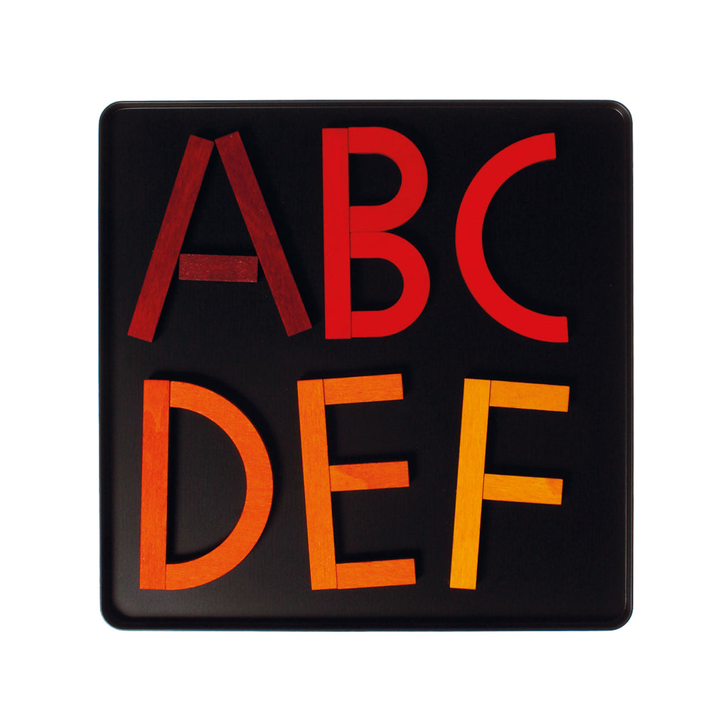 Grimm's Magnet Puzzle Alphabet Shapes