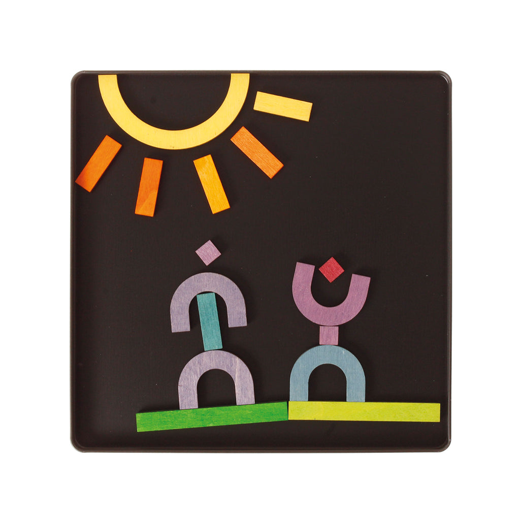 Grimm's Magnet Puzzle Alphabet Shapes