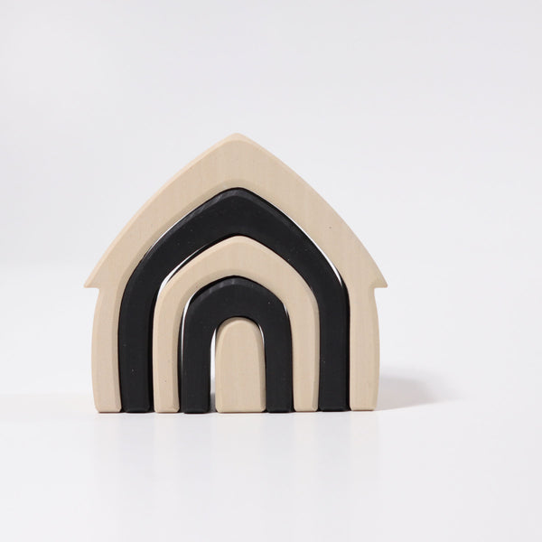 Grimm's Stacking House Monochrome