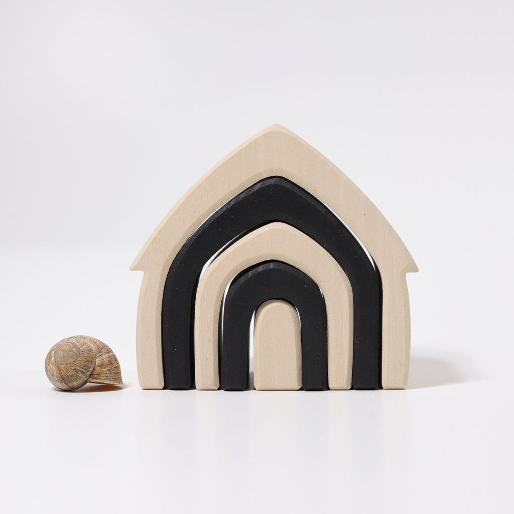 Grimm's Stacking House Monochrome