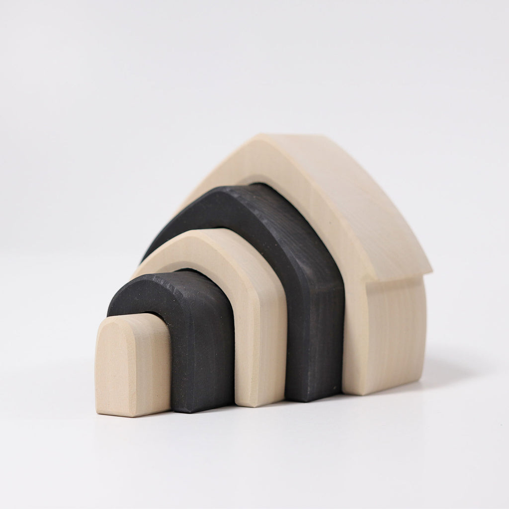 Grimm's Stacking House Monochrome