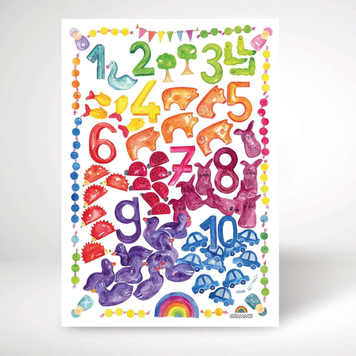 Art Print World of Numbers