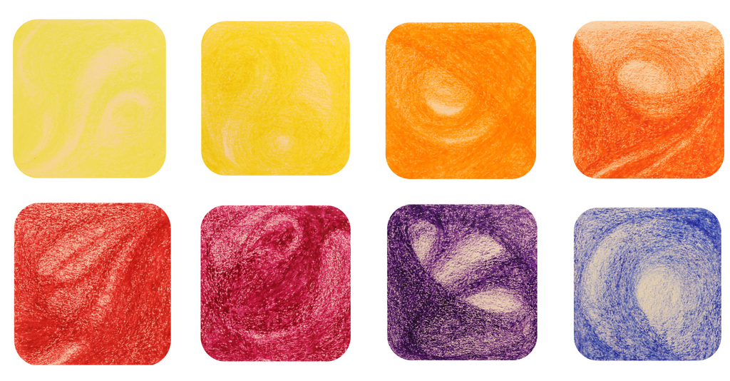Apiscor Beeswax Crayons, Block 16 in Bamboo Box