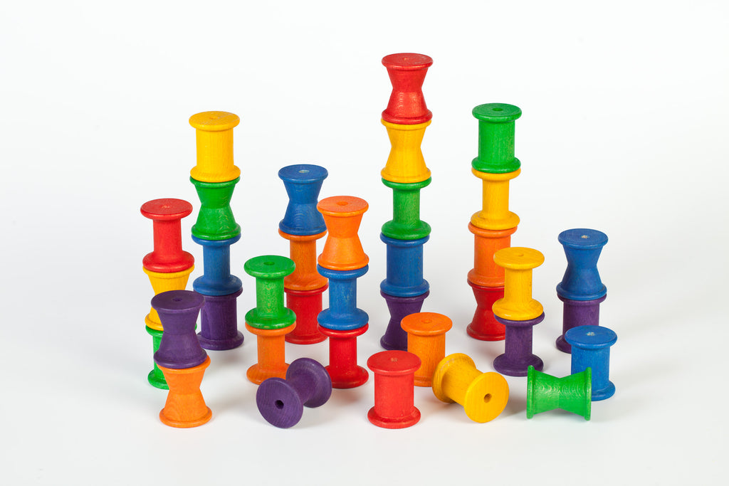 Grapat Spools Coloured, 36 pieces