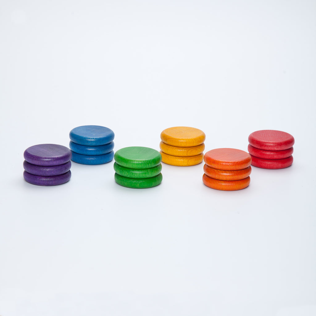 Grapat Coins 6 Colours, 18 pieces