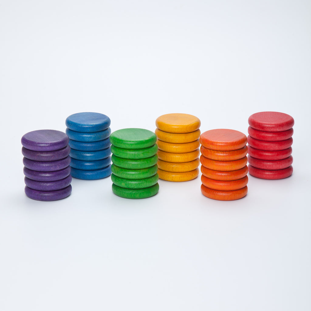 Grapat Coins 6 Colours, 36 pieces