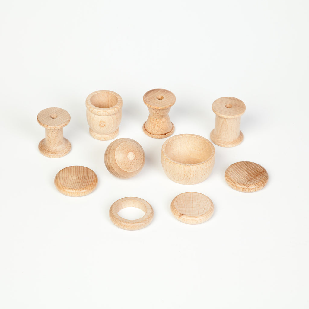 Grapat Treasure Basket Natural, 10 Elements