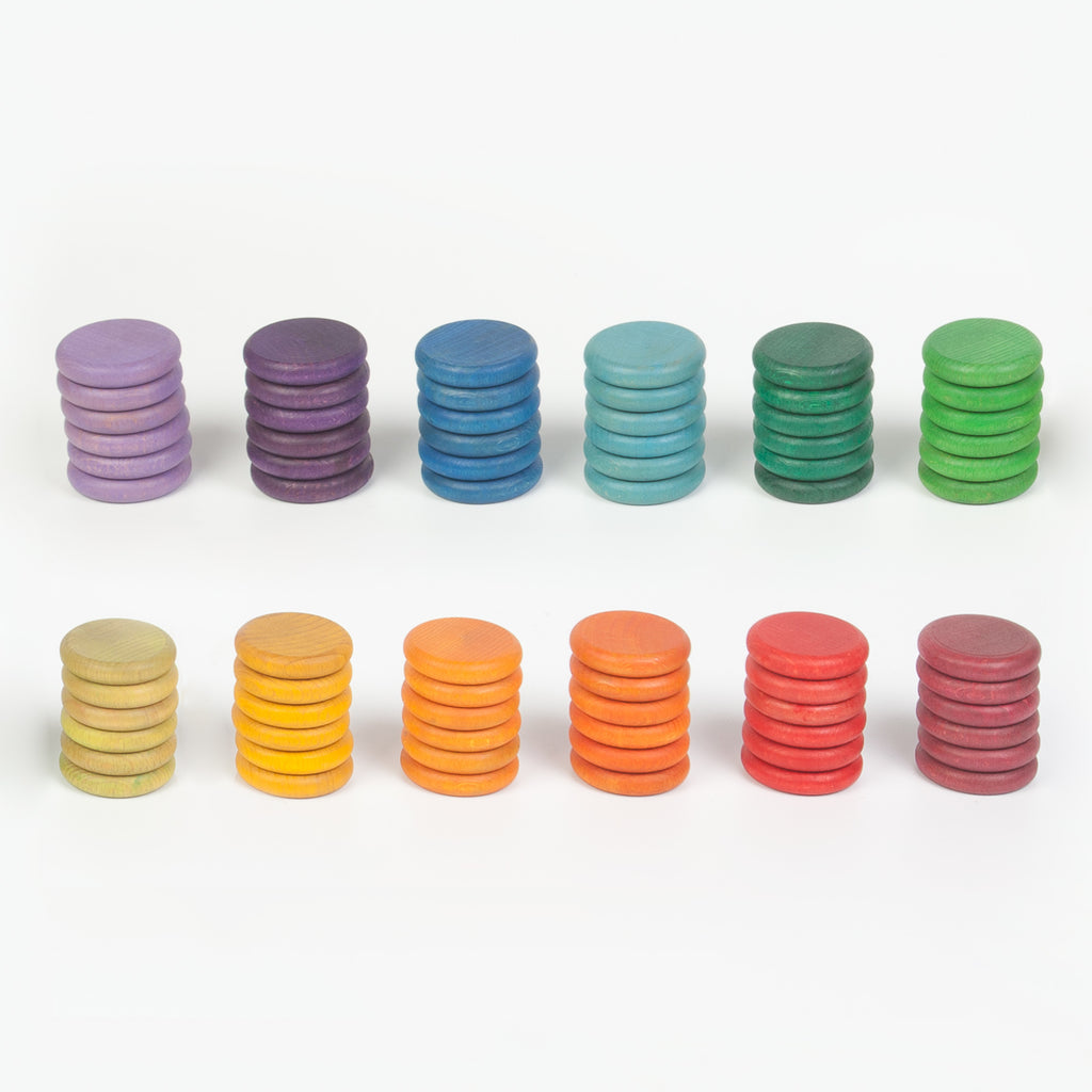 Grapat Coins 12 Colours, 72 pieces