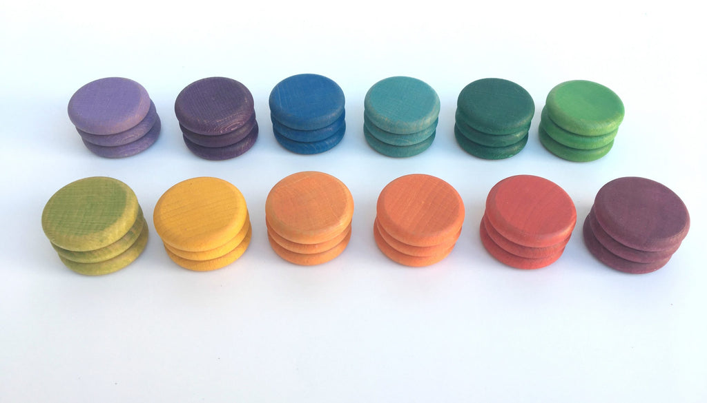 Grapat Coins 12 Additional Colours, 36 pieces