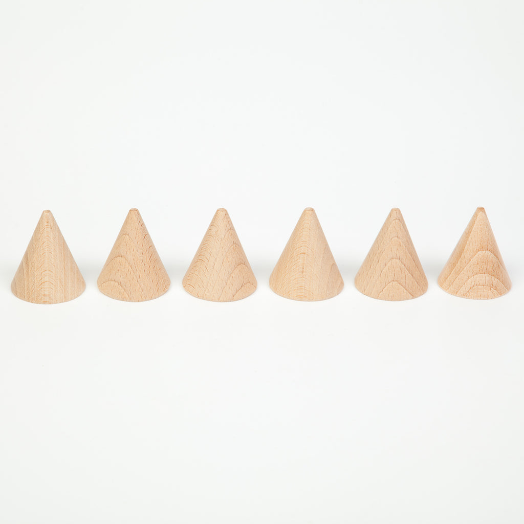 Grapat Cones Natural, 6 pieces