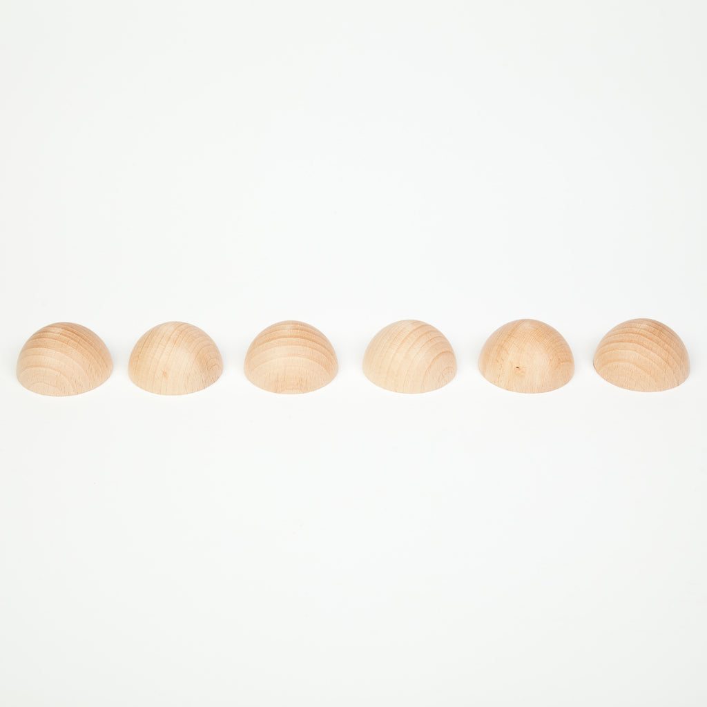 Grapat Half Spheres Natural, 6 pieces