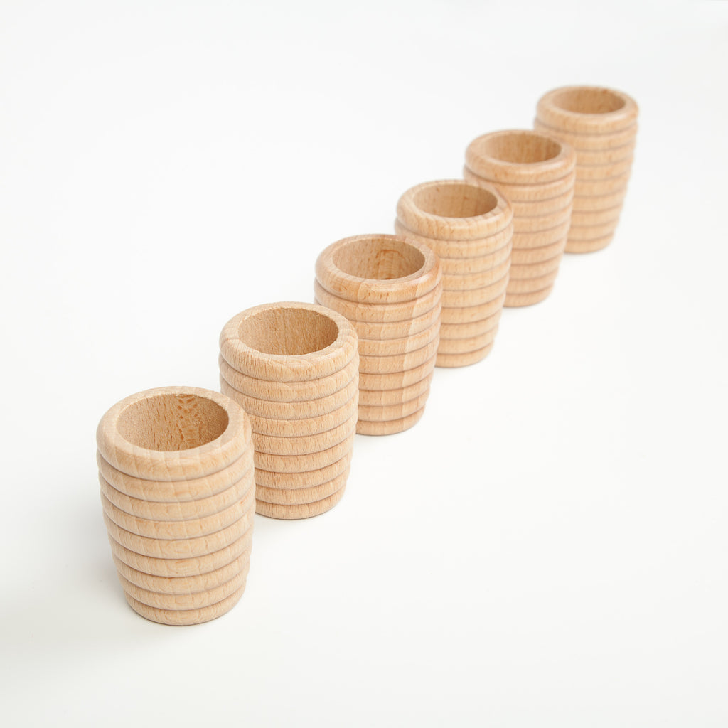 Grapat Honeycomb Beakers Natural x 6
