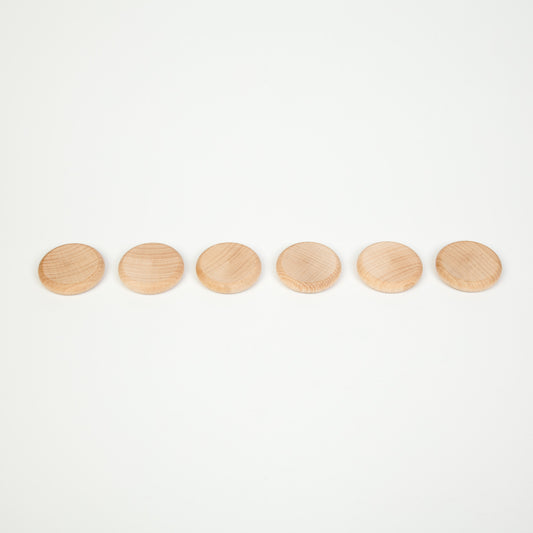 Grapat Coins Natural, 6 pieces