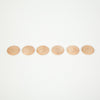 Grapat Coins Natural, 6 pieces