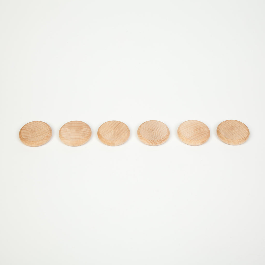 Grapat Coins Natural, 6 pieces