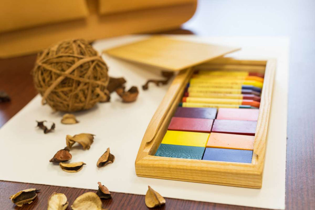 Sedulus Artisan Handcrafted Sliding Box for Storing Pencils and Crayons