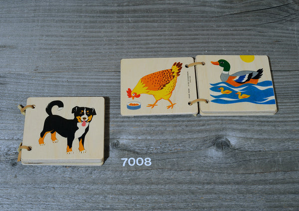 Atelier Fischer Wooden Book Domestic Animals Mini