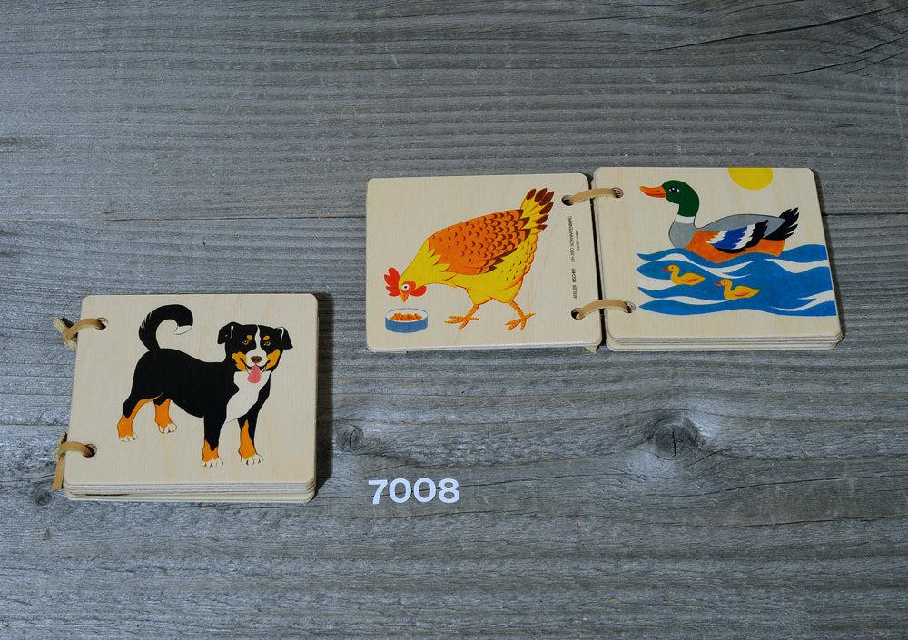 Atelier Fischer Wooden Book Domestic Animals Mini